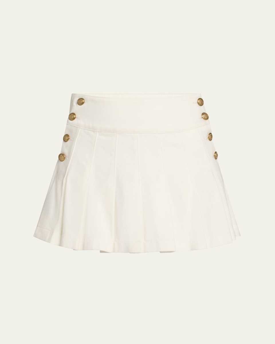 Lanna Pleated Mini Skirt